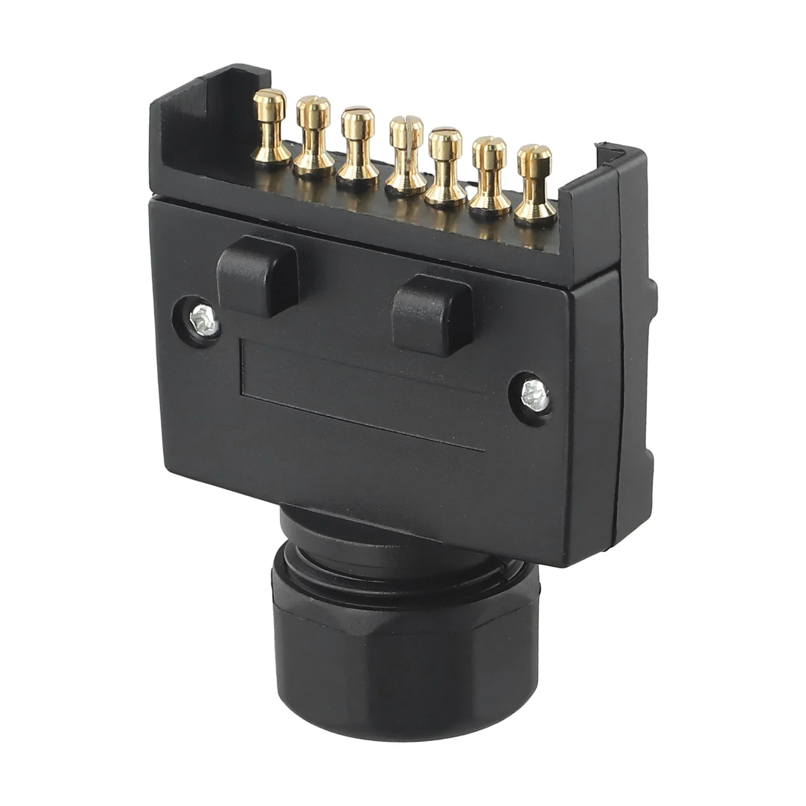 Conector estándar australiano enchufe plano macho 2,95*2,44*0,75 "75*62*19mm adaptador plástico negro resistente a la corrosión