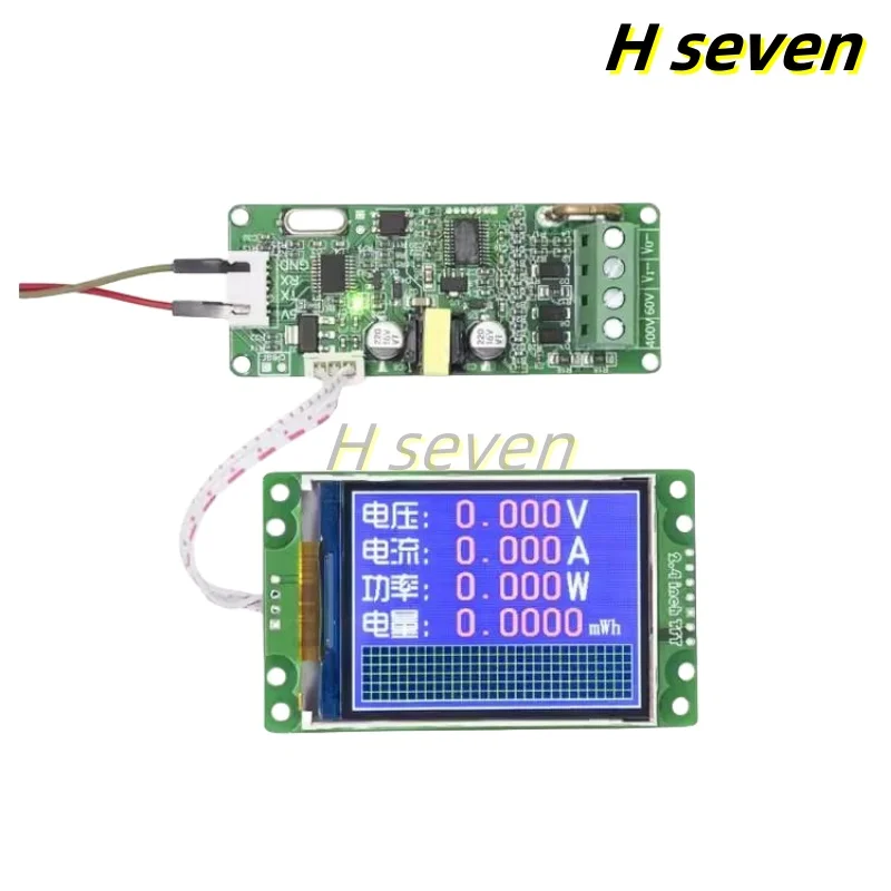 SUI-201 Electric Energy Measurement Module DC Voltage Ammeter 60V Serial Communication Modbus Protocol