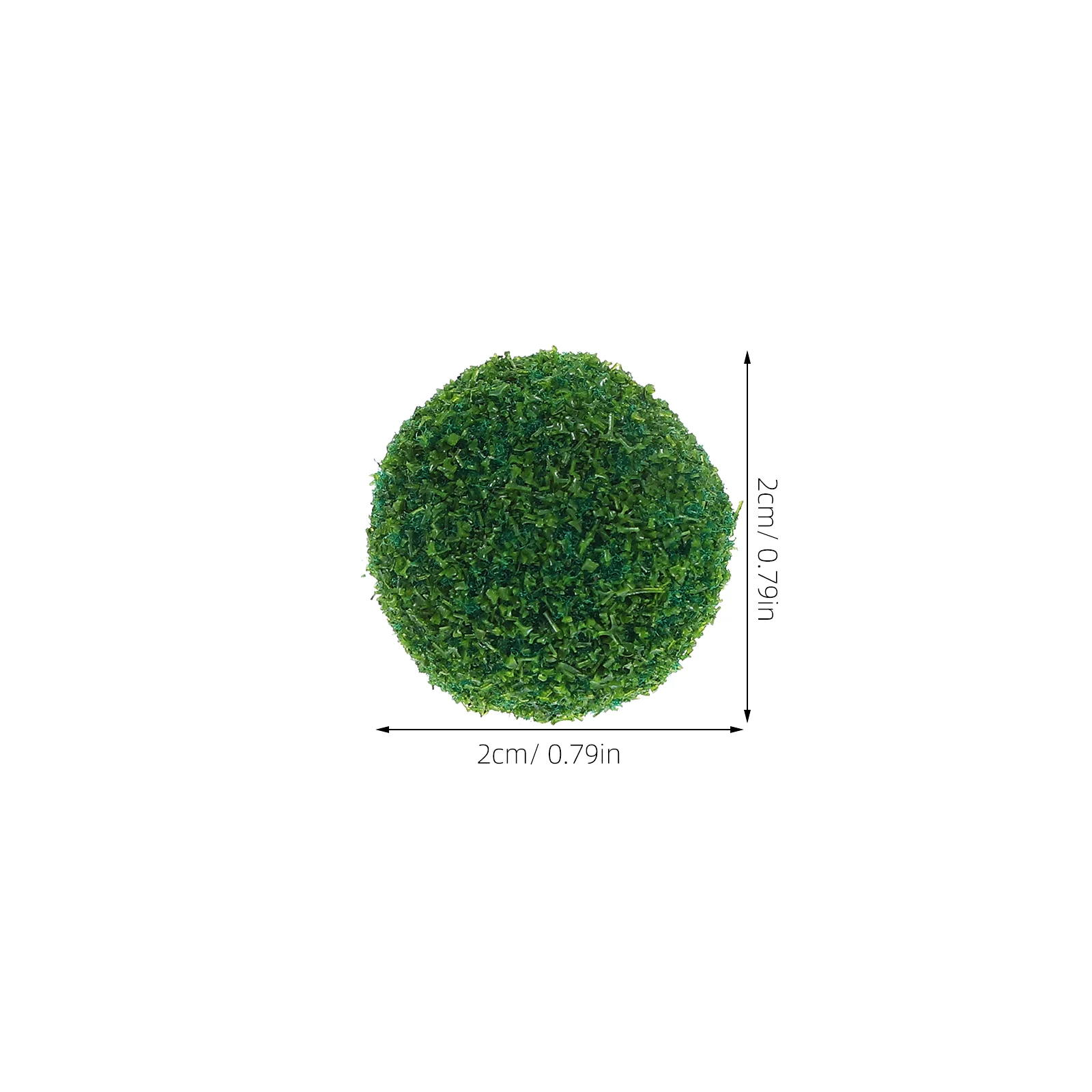 5 Buah Model Meja Pasir Bola Tanaman Buatan Bulat Tanaman Bunga Rumput Miniatur Topiary Gantung Bola Liburan Hijau Palsu