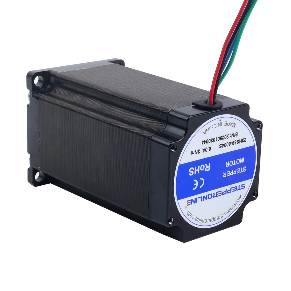 STEPPERONLINE Nema 23 Stepper Motor 3Nm 57x100mm 5A D=8mm Nema23 Stepping Motor CNC Router Engraving Milling Machine
