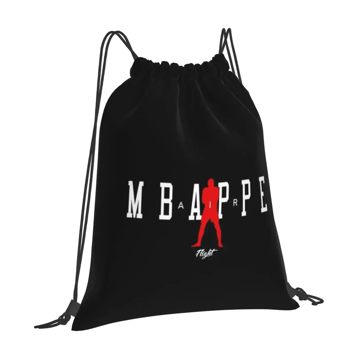 KM Kylian Mbappe Drawstring Bag Travel Backpack Student Storage Bag School Bag