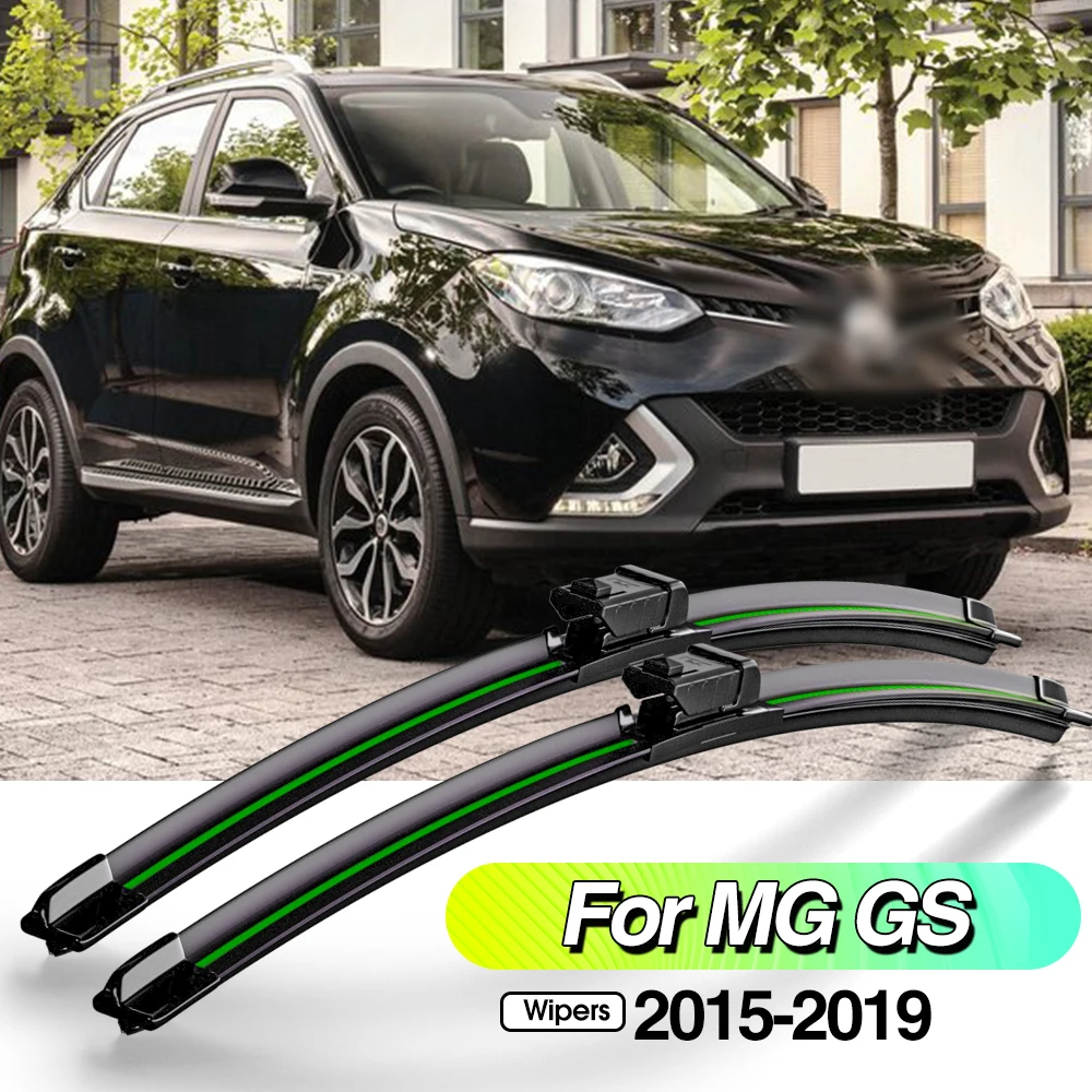 

For MGGS MG GS 2015-2019 2pcs Front Windshield Wiper Blades Windscreen Window Accessories 2016 2017 2018