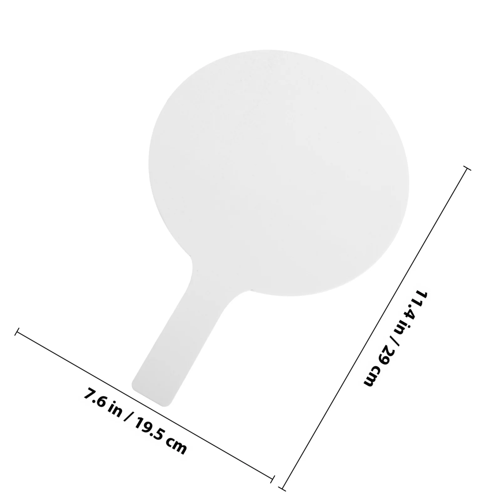 2 قطعة يده مزدوجة الوجهين الجاف محو الإجابة مجداف الاكريليك السبورة الصغيرة للكتابة مجلس الفصول الدراسية التفاعل أداة طالب