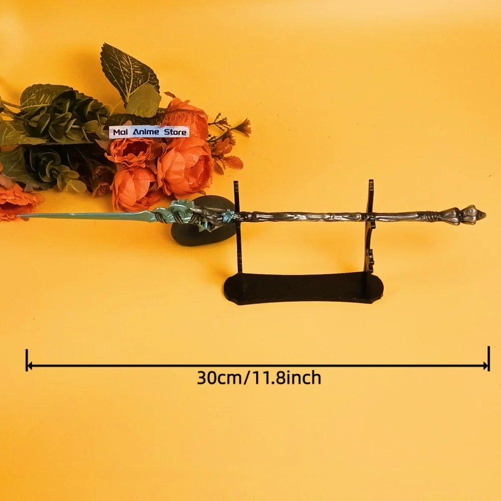 11in Anime Elden Spear Katana Greatsword Ninja Mes Originele Samurai Sabel Metalen Zwaard Real Size Japanse Katana Speer Speelgoed Gift