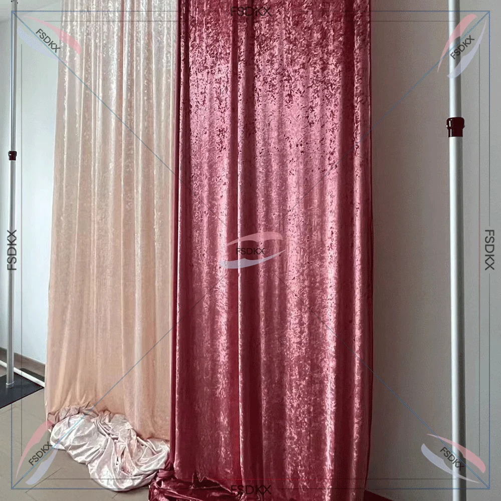 Wholesale Wedding Party Church Stage Drapery Decoration Backdrop Curtains