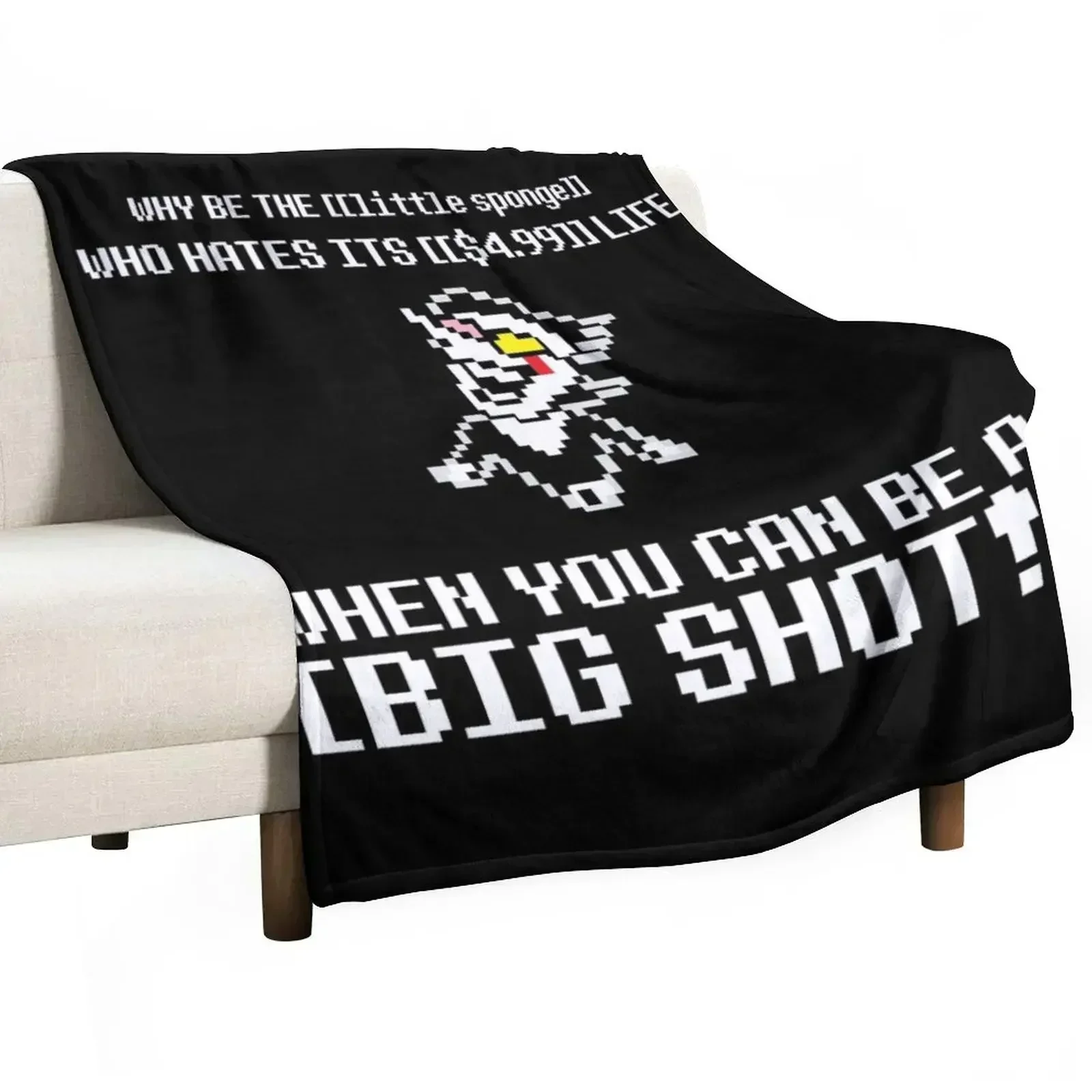 YOUR CHANCE TO BE A BIG SHOT Throw Blanket valentine gift ideas Bed linens Blankets