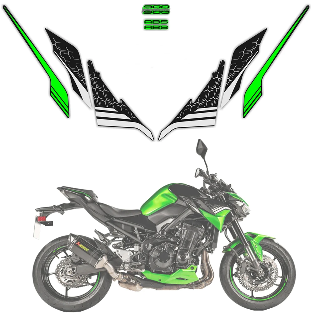 For KAWASAKI Z900 Z 900 ZR900-F Motorcycle Accessories Fairing Sticker Whole Car Sticker Kit