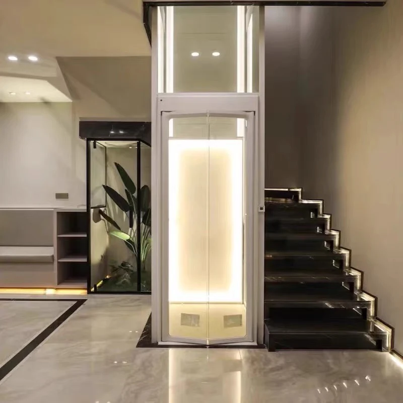 The best quality 400kg 2-4 person electric elevator villa home elevator ex-factory price