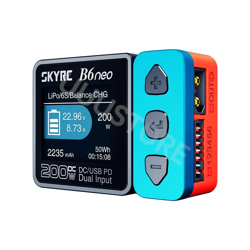 SKYRC B6 NEO B6NEO Smart Charger DC 200W PD 80W LiPo Battery Balance Charger Discharger For RC FPV Drone Car Boat Model