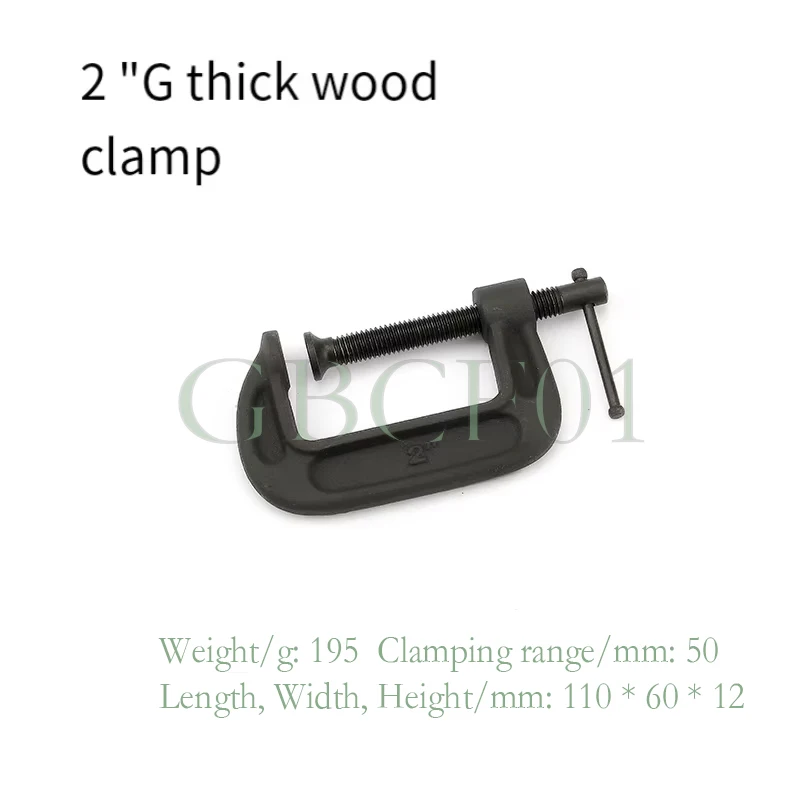 2/3/4/5/6/8/10-12 Inch G Type Woodworking Clamp Heavy Duty Wood Metal Clamping Clips Quick Release Carpentry Clamps