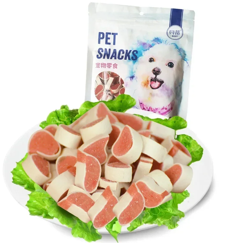 

Dog Snacks Chicken Cod Sandwich 400g Sushi Grains, Dried Meat, Pork Strips, Pet Snacks