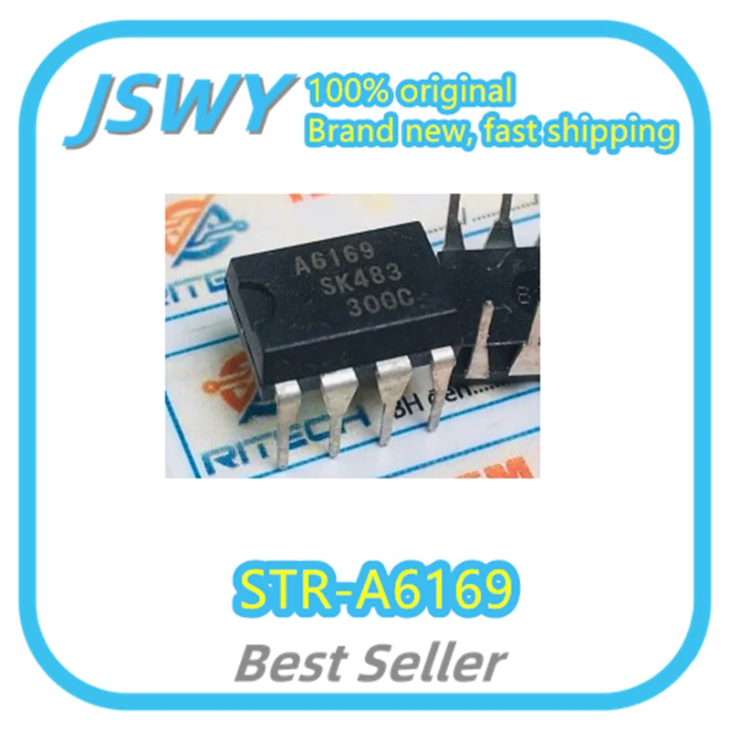

(10/50pcs) STR-A6169 Silkscreen A6169 DIP-8 LCD Power Management Chip IC New Original Electronics Genuine
