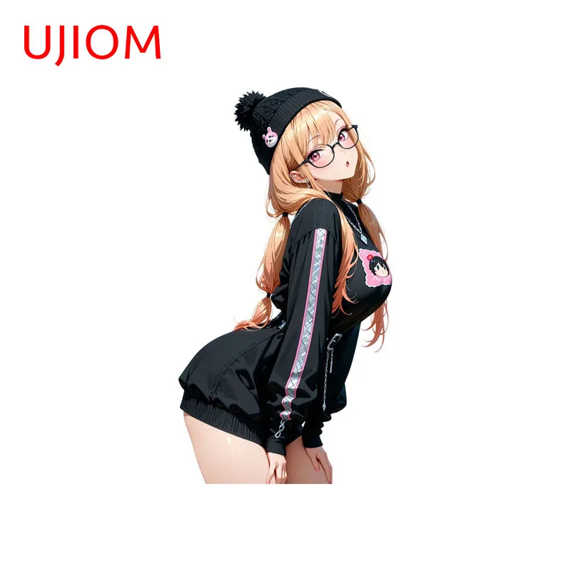 UJIOM Kitagawa Marin Beautiful Girl Wall Sticker Delicate Fashionable Attractive Customizable Decal Adhesive Light Switch Decor