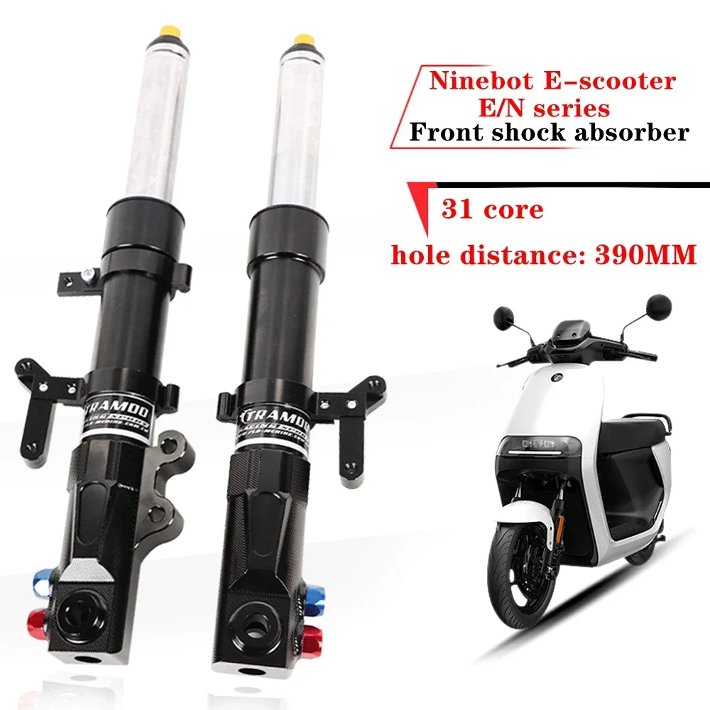 31core 390 مللي متر دراجة نارية الهيدروليكية قابل للتعديل الجبهة امتصاص الصدمات ل ناينبوت E70C E80 E100 E125 E200P N70 N85C E-سكوتر تعديل #2
