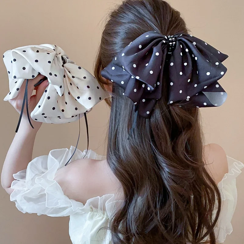 Bow Chiffon Hair Cl… - image