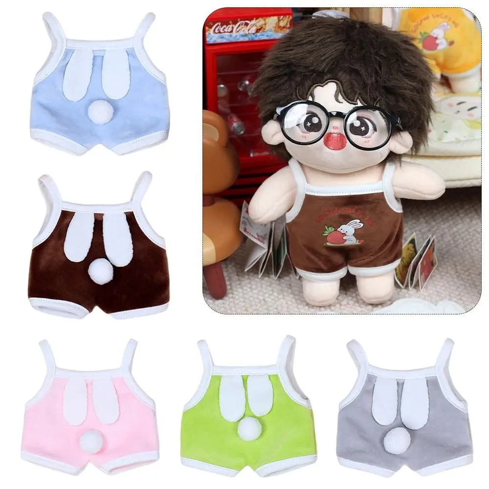 Cute 20cm Cotton Doll Doll Clothes BJD Dolls Accessories Mini Jumpsuit Cosplay Props Hand-made Mini Bodysuit Children Toys