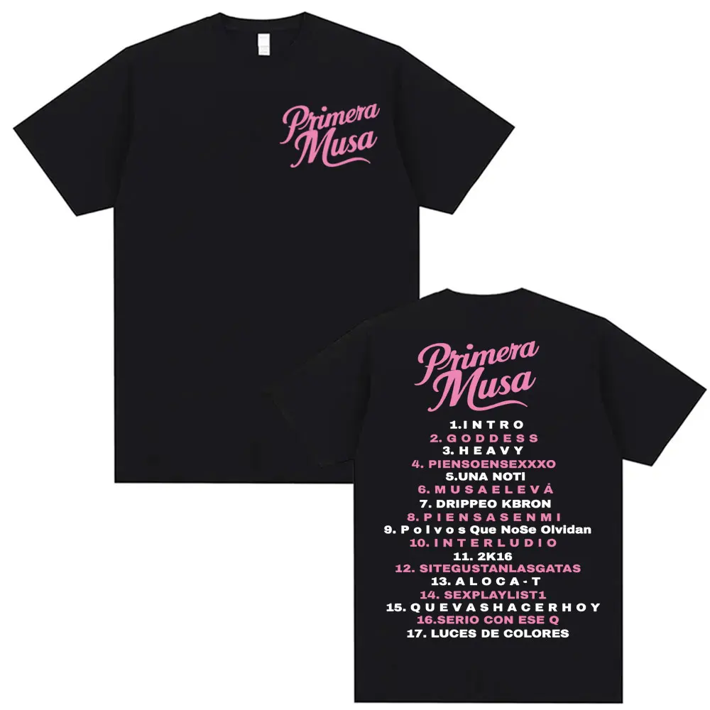 مغني الراب عمر كورتز بريميرا موسى 2025 ميرش تي شيرت الرجال النساء Harajuku خمر الهيب هوب تي شيرت س الرقبة فضفاض الصيف الشارع الشهير