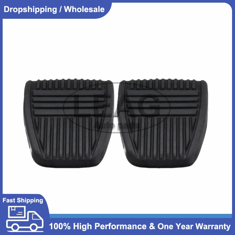 Conjunto de capa de borracha para pedal de freio e embreagem, 2 peças 31321-14020 31321-14010 para toyota 4runner camry celica land cruiser paeo rav4