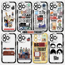 The Big Bang Theory tv show Phone Case For iPhone 15 14 13 12 11 Mini Pro Max X XR XSMax 6S 6 7 8 Plus SE20 Transparent Cover