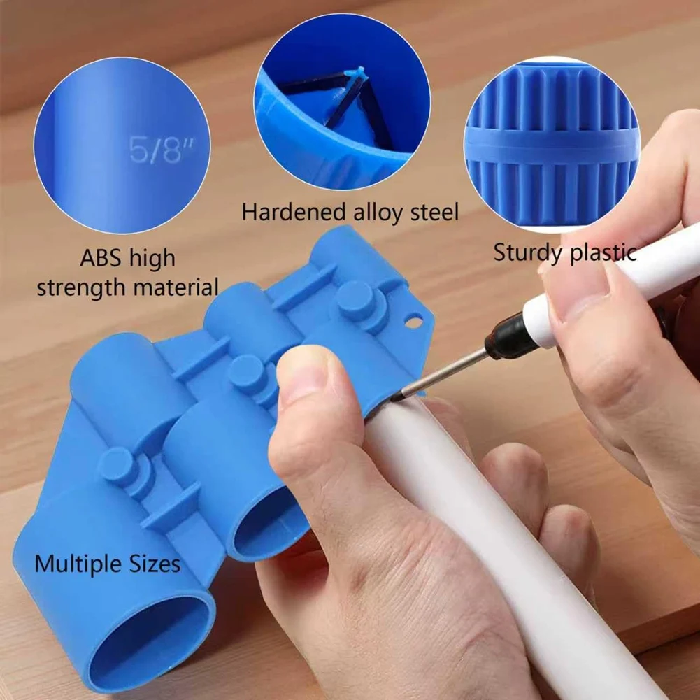 

Best-Pipe Deburring Tool Kit Depth Gauge(1/4"- 1"), Inner/Outer Reamer(1/8"- 1-5/8"), Chamfer Tool For PVC Tubing