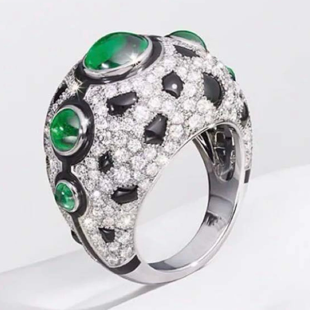 ARIGAYA 925 فضة أسود الراتنج مختبر خواتم الأحجار الكريمة الزرقاء للنساء غرامة مجوهرات هدايا الحفلات #6