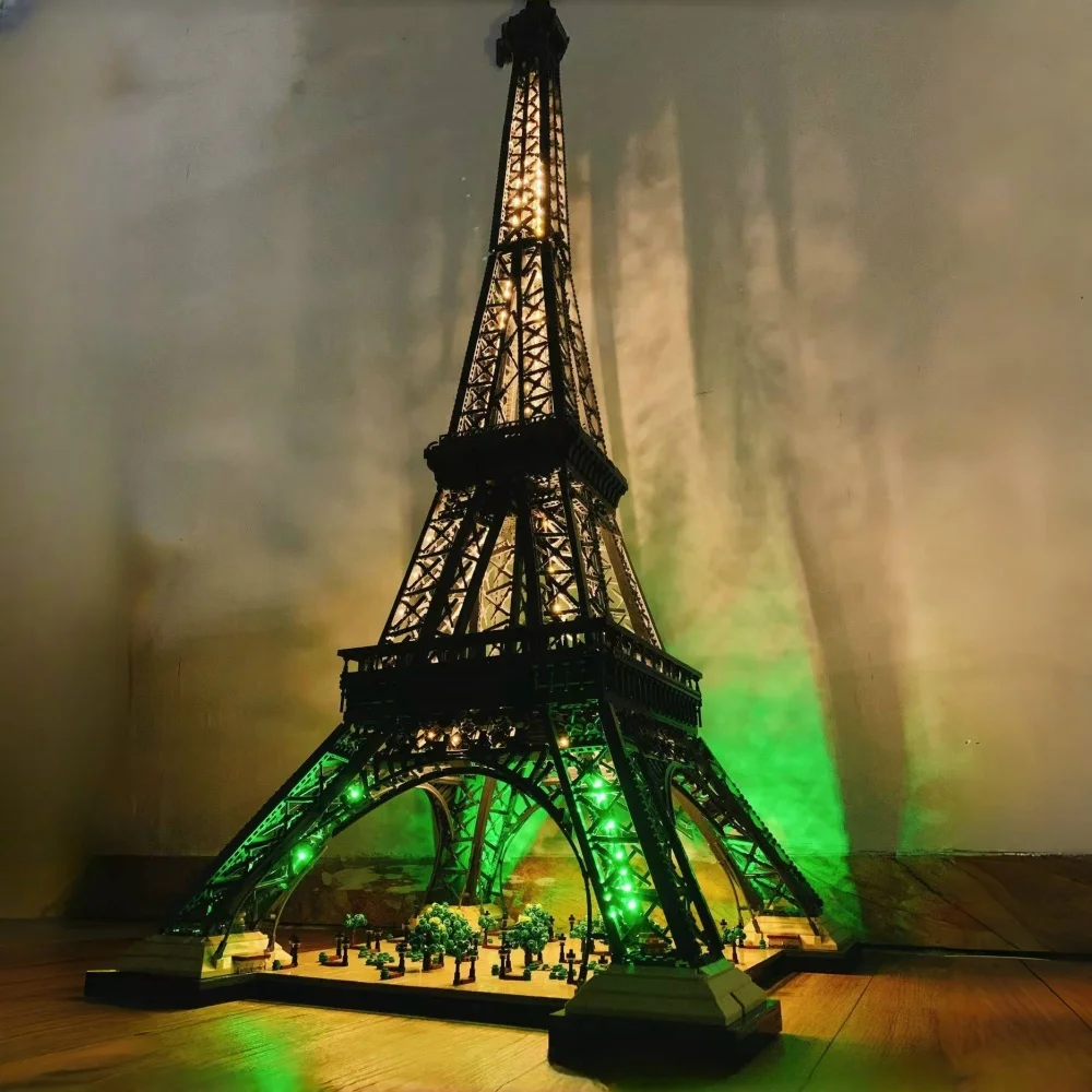 

a2026 Moc 10001 Pcs Large Eiffel Tower Kids Birthday Christmas Gifts Compatible In Stock New 10307 A MOC BLOCK ,
