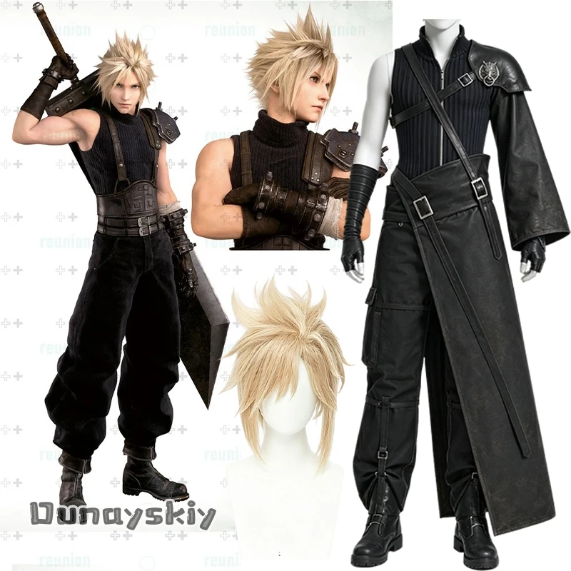 fantasia-de-cosplay-do-personagem-cloud-strife-do-jogo-ff7-uniforme-masculino-com-camisa-calcas-alcas-e-luvas-para-halloween-e-carnaval