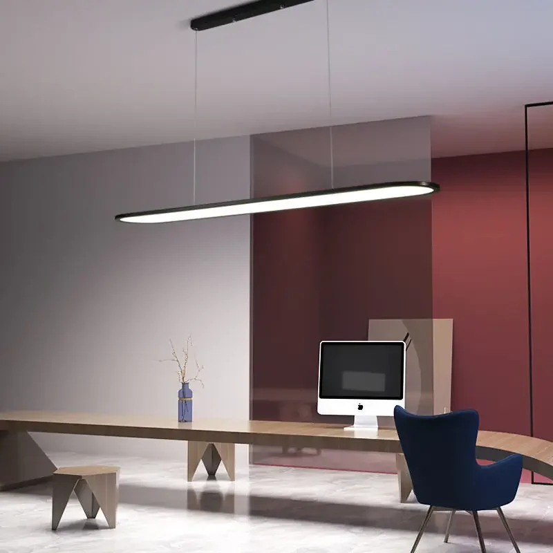 Modern Minimalista LED Pendant Lights, Black Chandelier, Iluminação para mesa de cozinha, Sala de jantar, Suspensão Design, Lusters Fixture