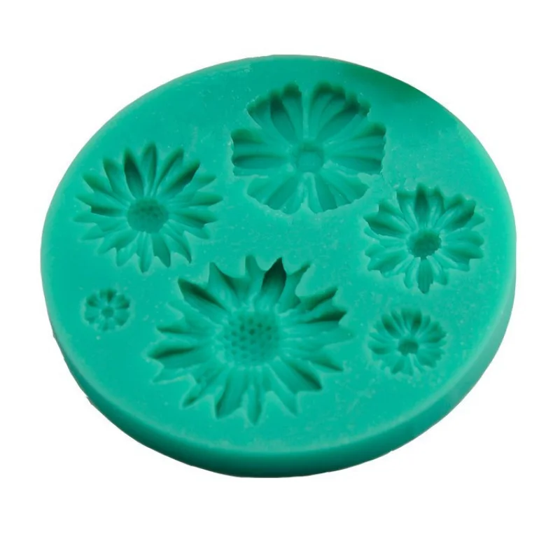 Fondant Chocolate Mold Flower Angel Little Daisy Cake Decoration Silicone MoldINSDessert Decorations