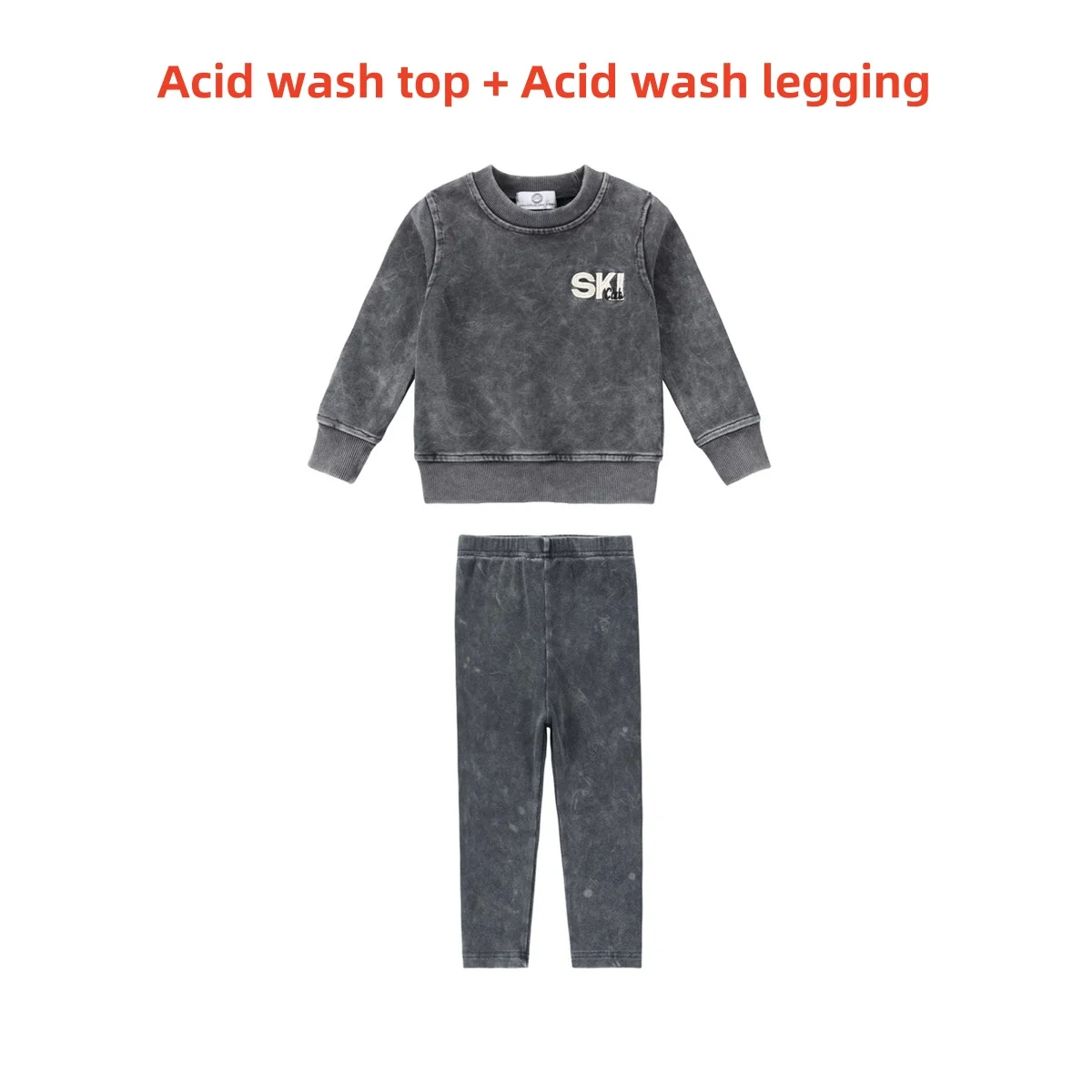 Ski Collection – Acid Wash Baby Set