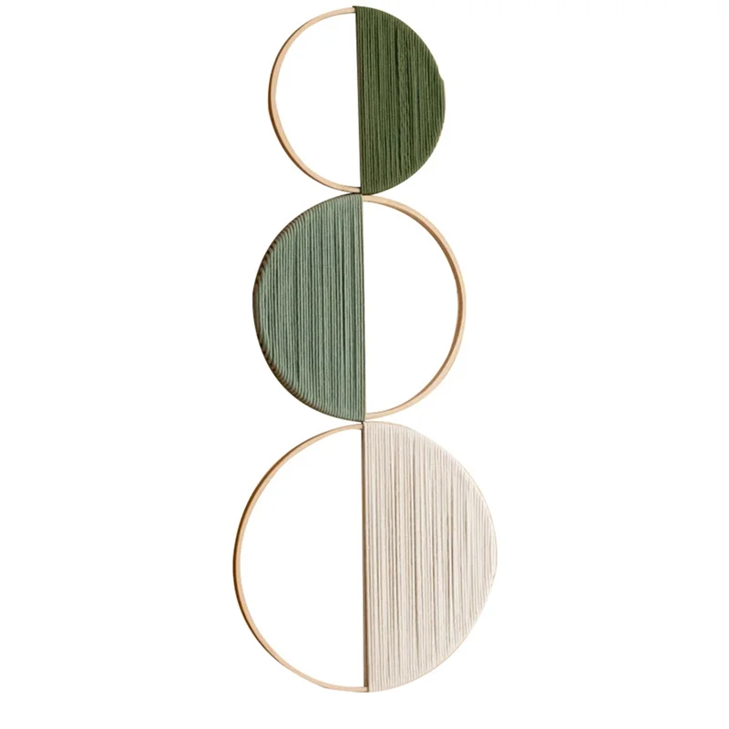 

A20F-Bohemian Tapestry Wall Hanging Wall Decor Modern Farmhouse Apartment Decor Geometric Wooden Room Decor