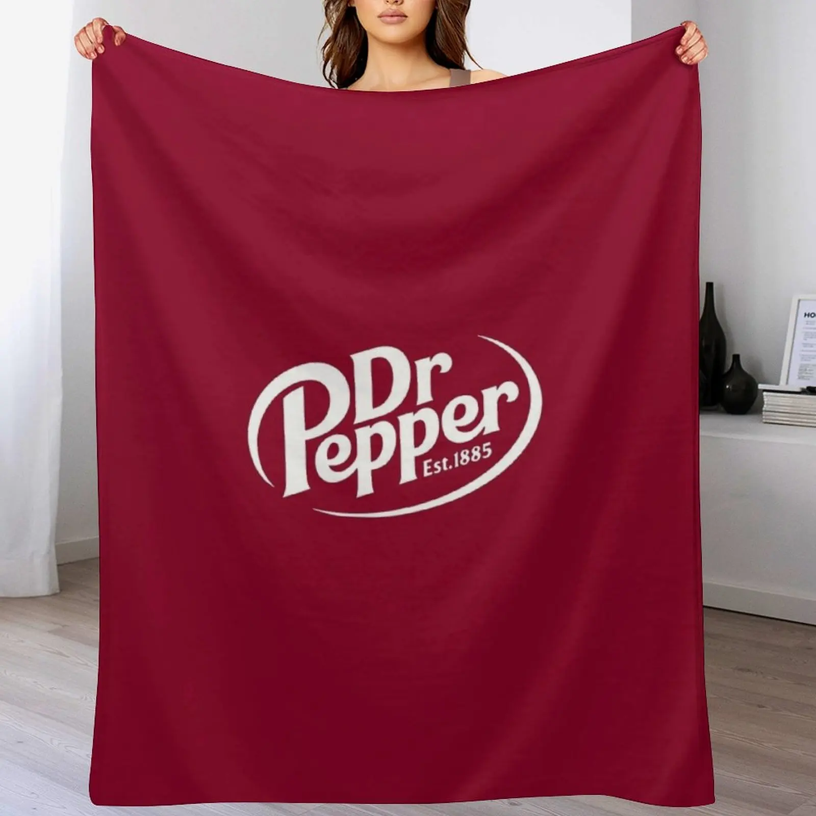 

Vintage Soda Lover Est 1885 Throw Blanket Multi Use Warm Blanket for Living Room Bedroom
