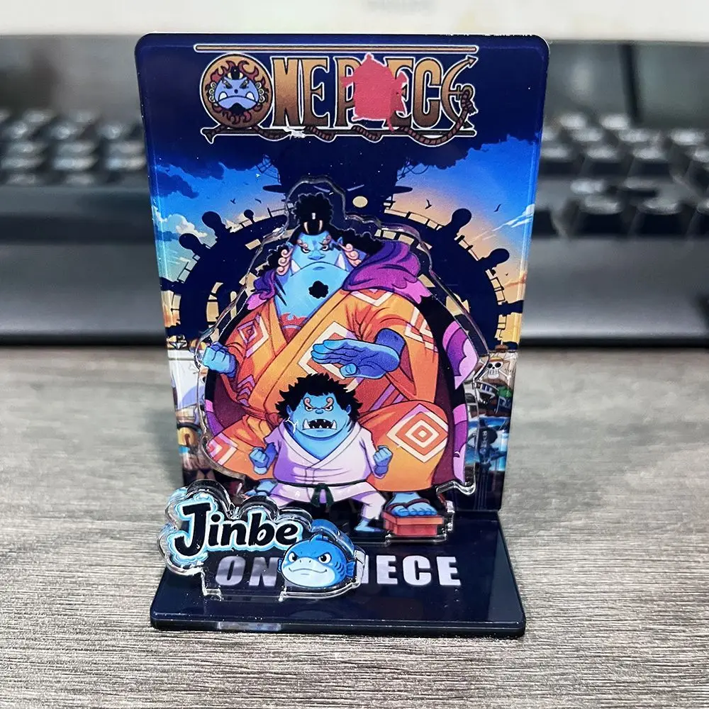 One Piece Monkey D. Luffy Roronoa Zoro Cartoon Niedlicher Acryl-Ständer für Studenten, personalisiertes dekoratives Ornament für den Schreibtisch, Geburtstagsgeschenk – Detail 9