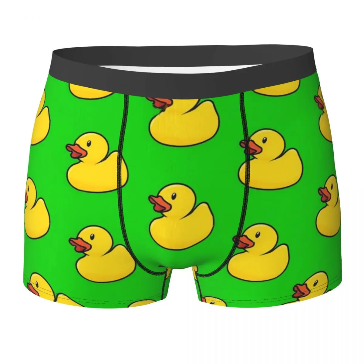 Rubber Ducks Underwear Cute Animal Men Boxer Brief Classic Trunk Trenky Custom Plus Size Underpants