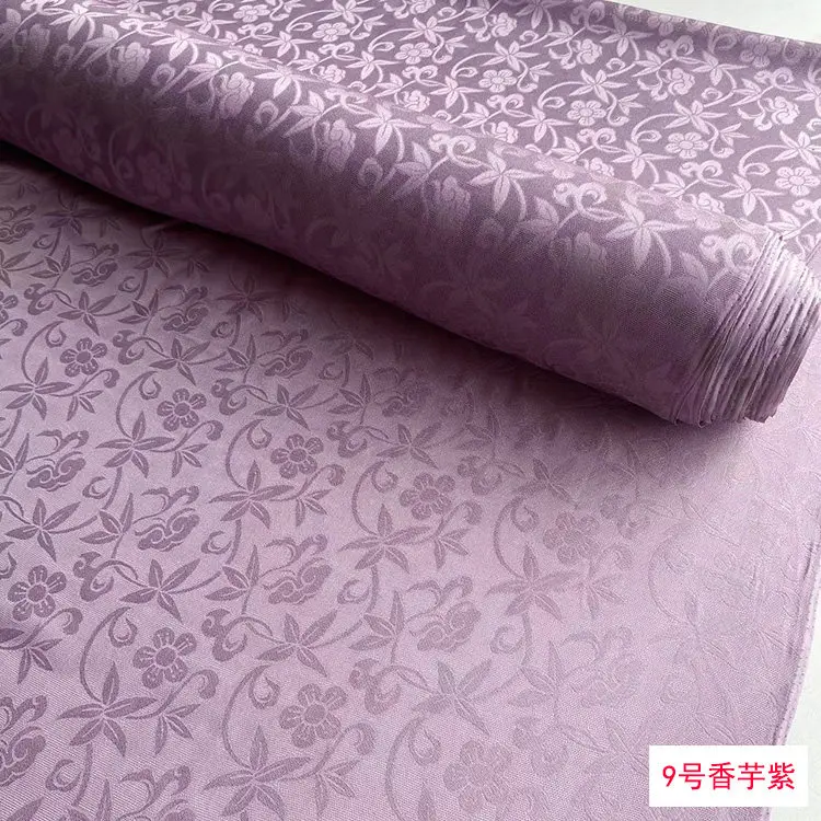 Pine, Bamboo, Wintersweet Sijing Silk Twisted Luo Cheongsam Hanfu Small Shirt Fabric Skin-Friendly Chinese Style