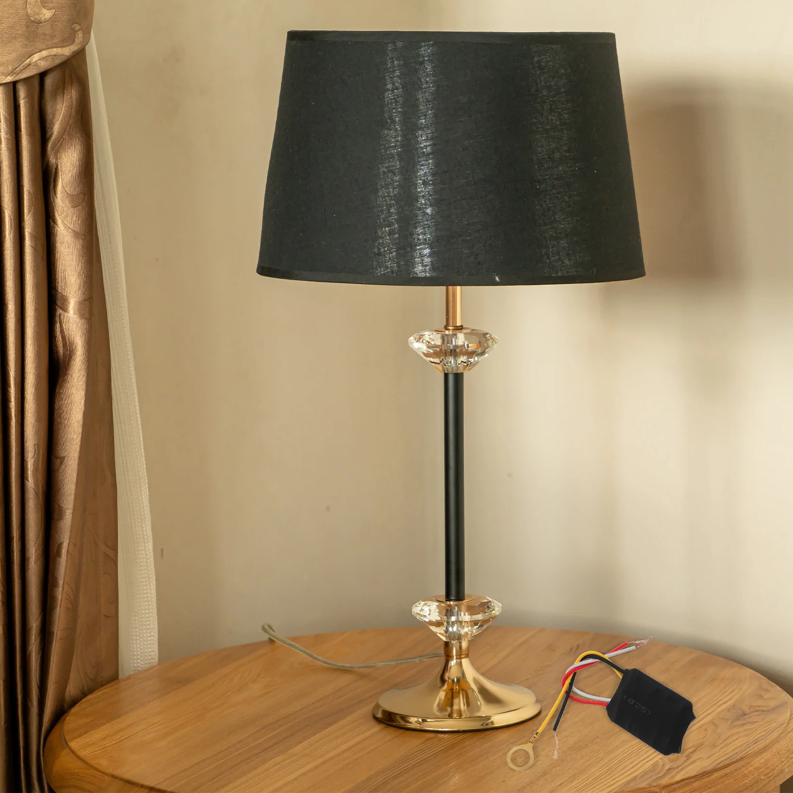 

2Pcs Touch Lamp Switch Module Heat Shrink Tubing Three- Dimmer Sensor DIY Desk Lamp Replacement Control Repair