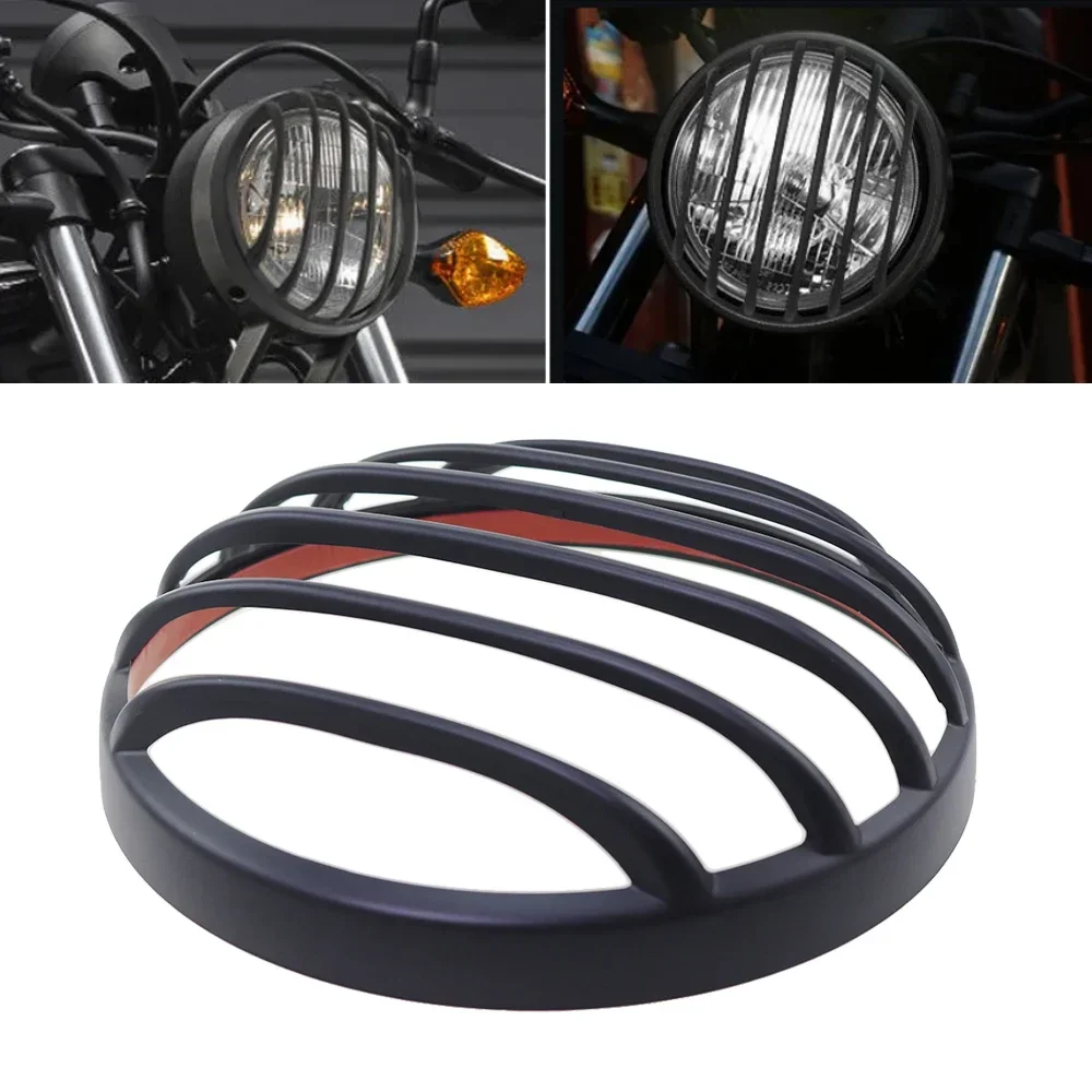 

Motorcycle Headlight Head Light Lamp Grill Cover For Honda CMX500 CMX1100 2020 2021 2022 2023 Rebel CMX 500 1100 ABS