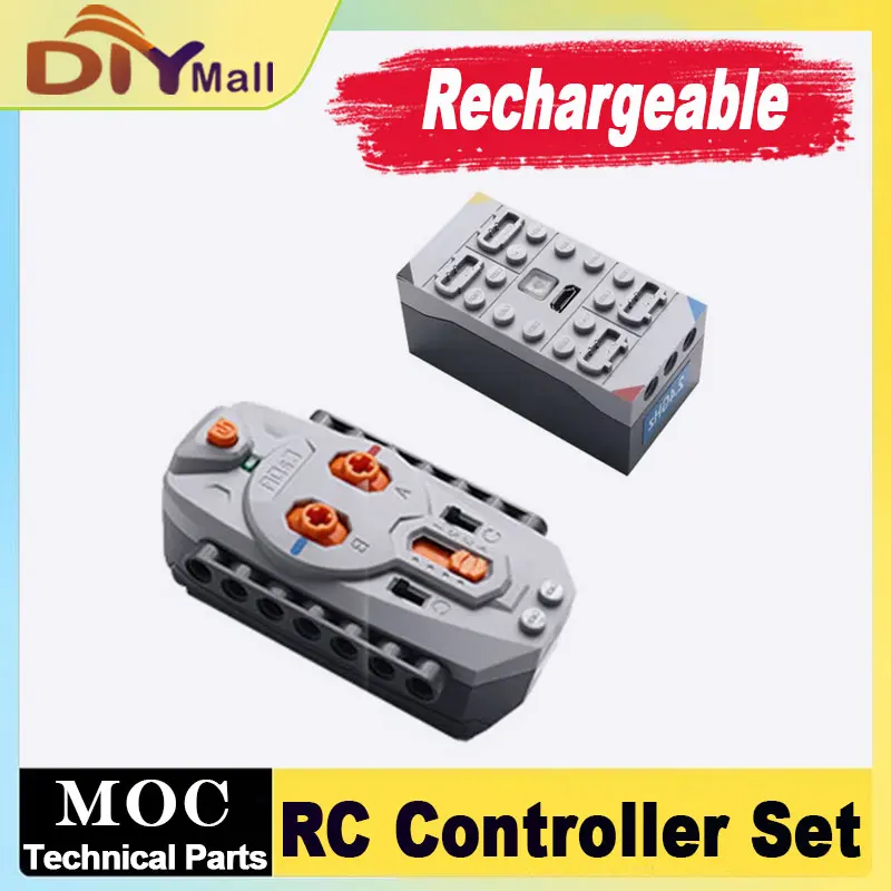 

CaDA Advanced Technical Motor Parts Set Моторы с высоким крутящим моментом Мощные функции для моделей автомобилей MOC Совместимость с строительными блоками