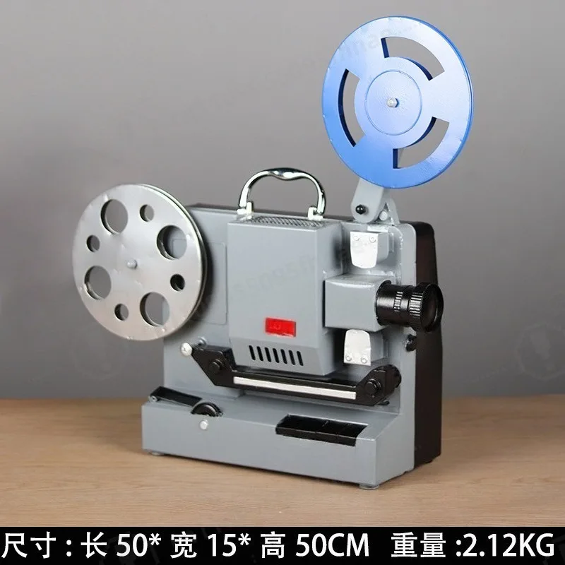 Vintage Film Projector Model Ornament Retro Nostalgic Decor Window Display Gi