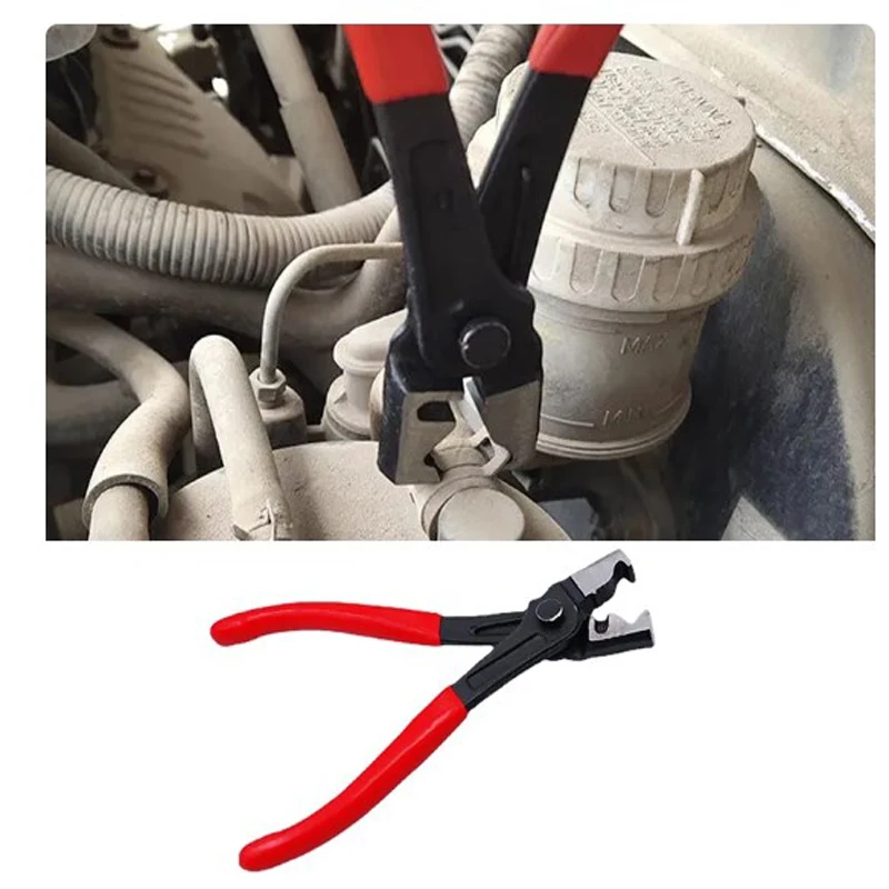 Auto Hose Clamp Plier Oil Hose Crimping Plier R Type Collar Hose Clip Plier Vehicle Repair Tool Car Accessories Supplies Product