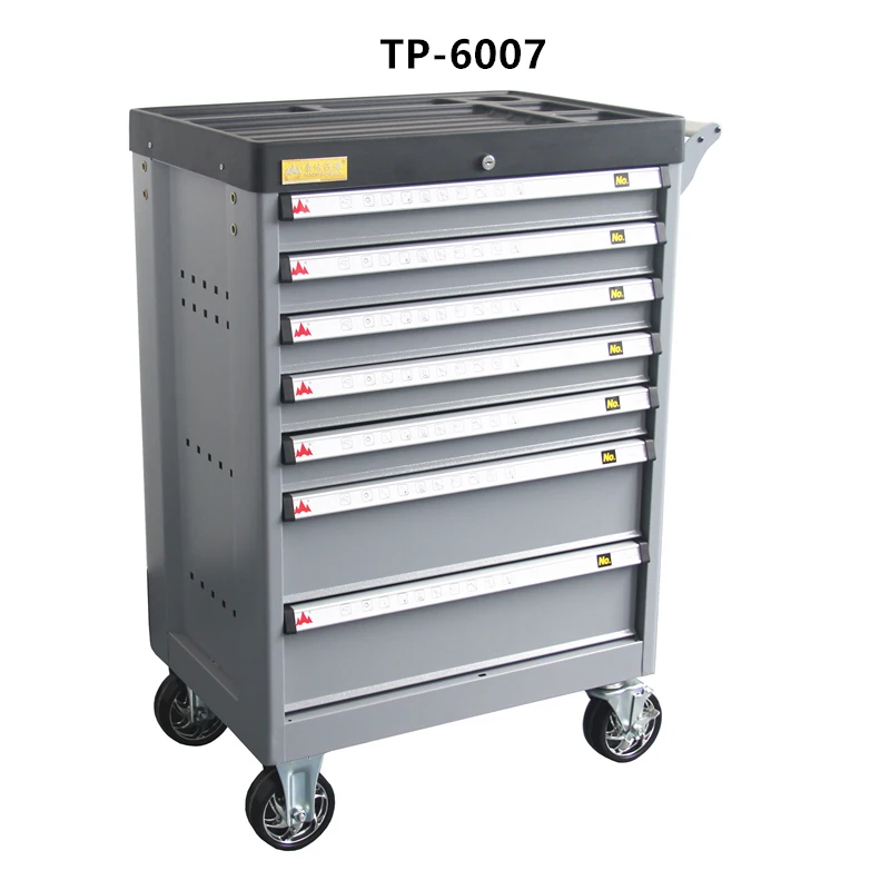 Tool cart tool cabinet widened high auto repair multifunctional mobile cart drawer type double door