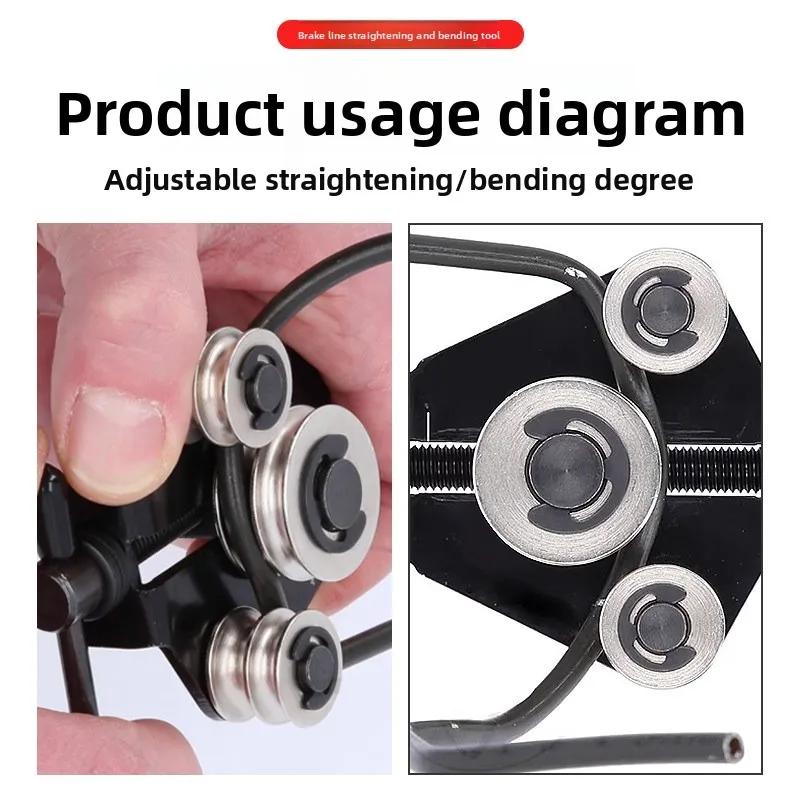 Correction tools, brake tube straightening and bending tools, vehicle maintenance hand tools