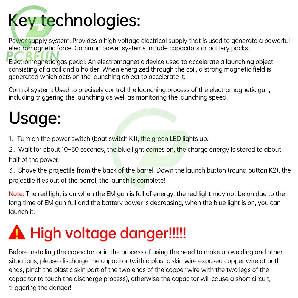 DIY Electronic Kit Electromagnetic Transmitter Shooting Game Kit Mini High Voltage Converter Boost Module Soldering Practice