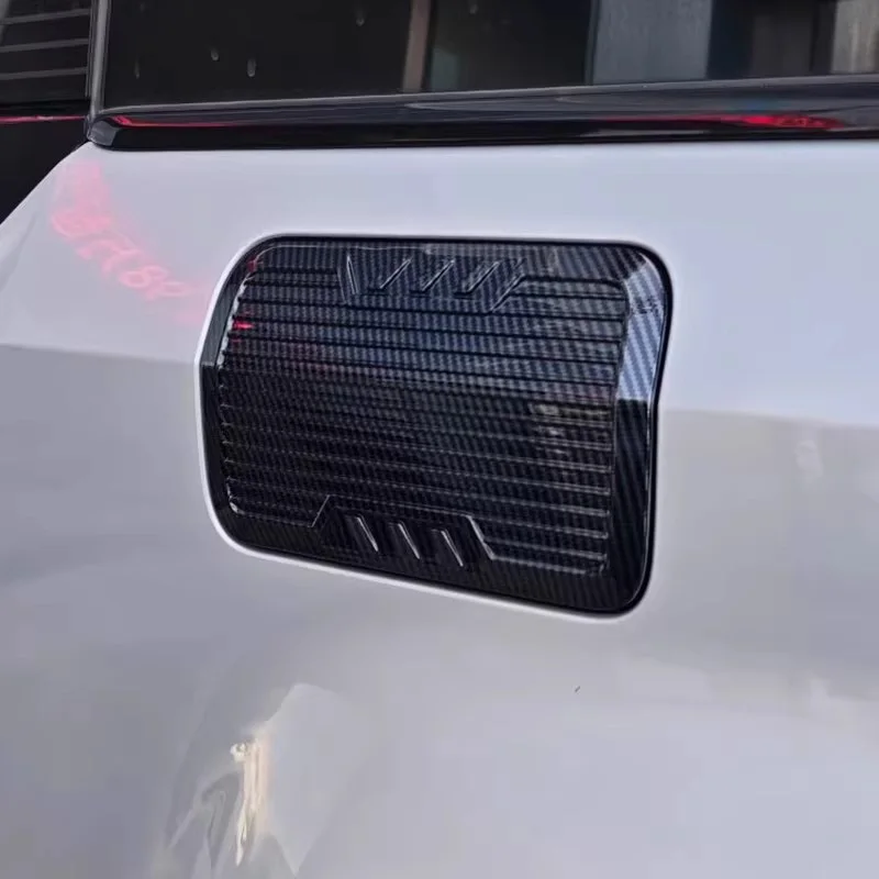 כיס דלק לרכב JAECOO J6 Chery iCAR 03 2024 2025 - עיטוף פאנל מעץ כיסוי קירור קירור חיצוני - תמונה 4