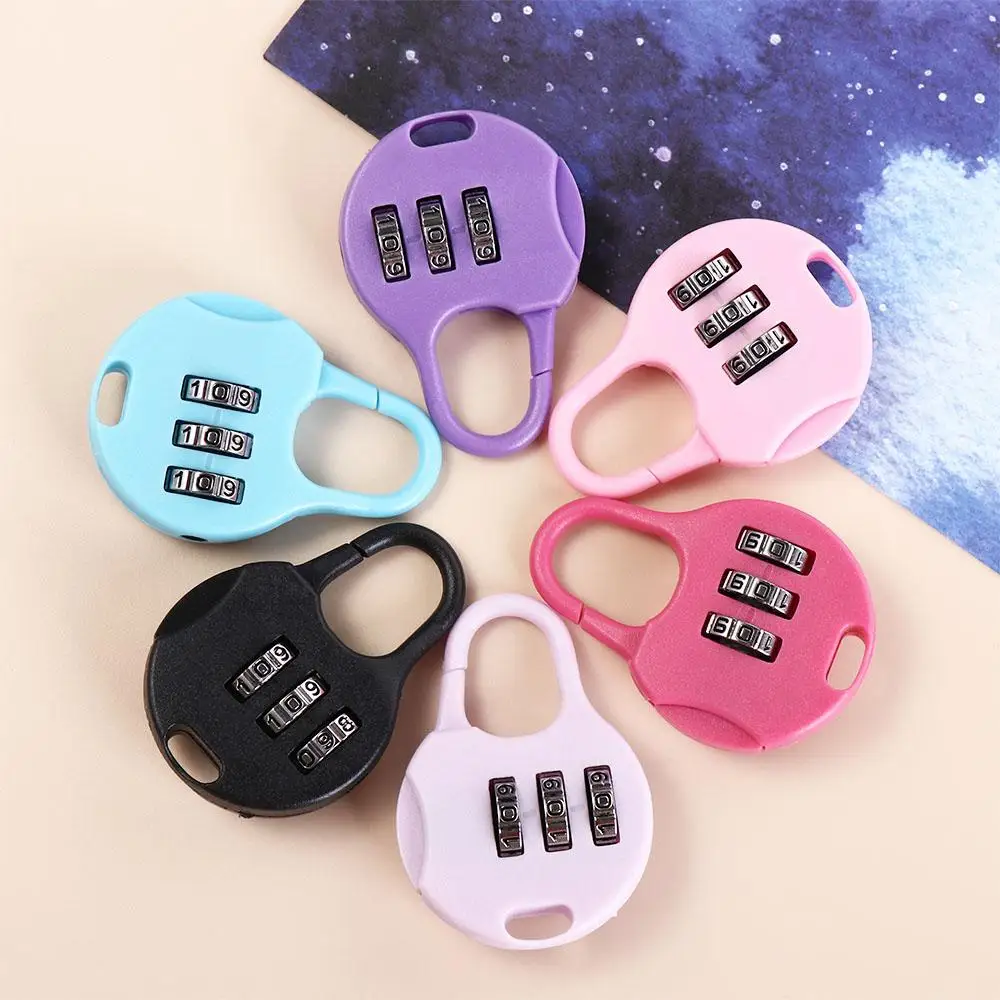 Plastic Password Combination Lock Luggage Travel Lock Combination Padlock Padlock 3 Digit Gym Drawer Lock Digit Locks Toolbox