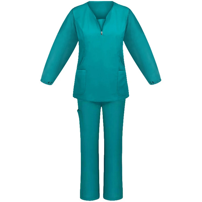 Set di uniformi per la pulizia dell'infermiera per la pulizia del medico 2pc