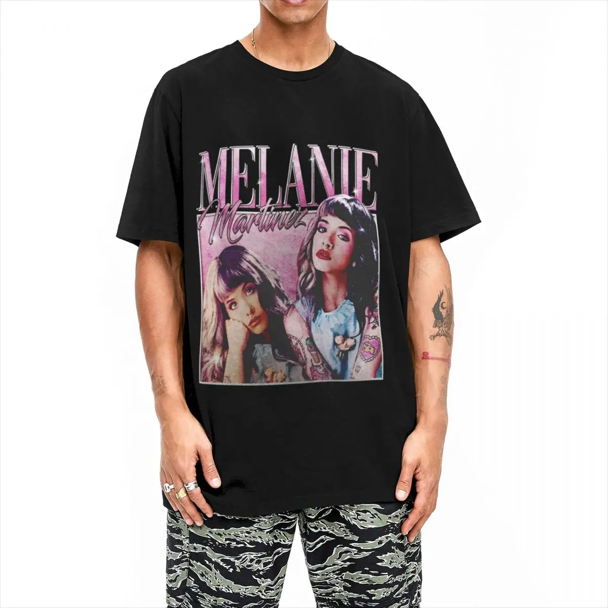 Casual Singer Melanie Martinez T Shirt Men's O-neck Short Sleeve Tops Music Cotton Summer Clothing