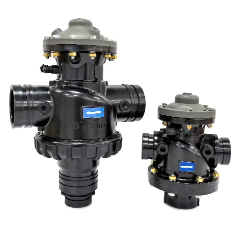 You Need It 3 Inch Two-Position Three-Way Filter Automatic Backwash Flush Valve For Agriculture Farm Irrigation System