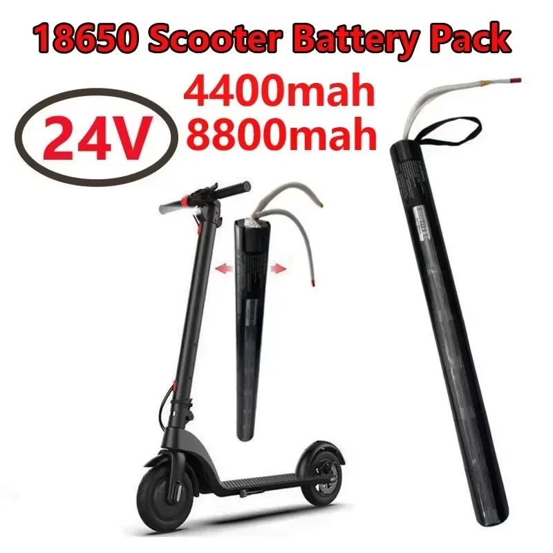 

2025 New 24V 4400mAH ,8800mAH 18650 Lithium Battery Pack with BMS for Carbon Fiber Scooter battery