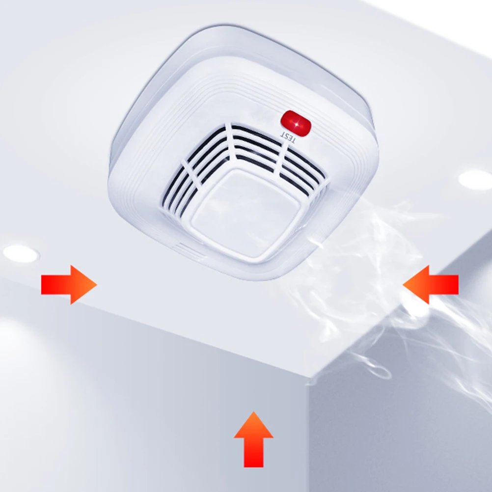 

Smoke Stable Independent Alarm Smoke Home Security Alarm Sensor Fire Equipment without Bat